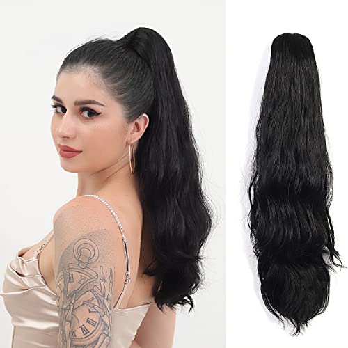 Claw Clip Ponytail Extension Long Curly Hair Pieces for Women