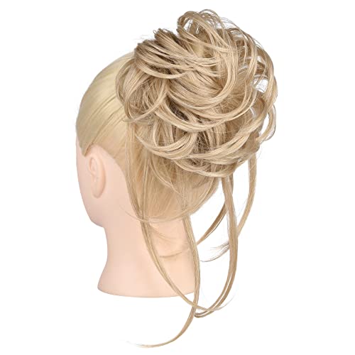 Long Tousled Updo Hair Bun