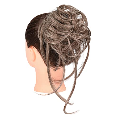 Lange zerzauste Hochsteckfrisur Haarknoten