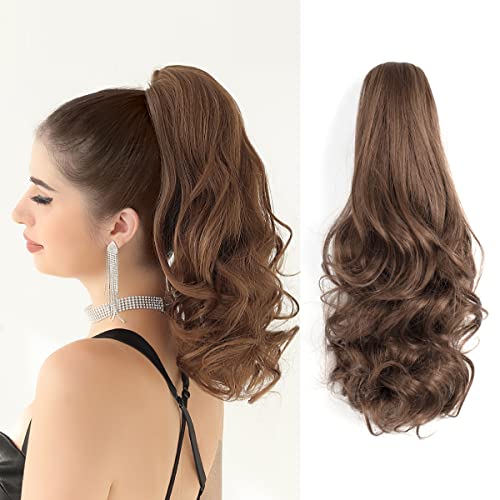 Claw Clip Ponytail Extension Long Curly Hair Pieces for Women