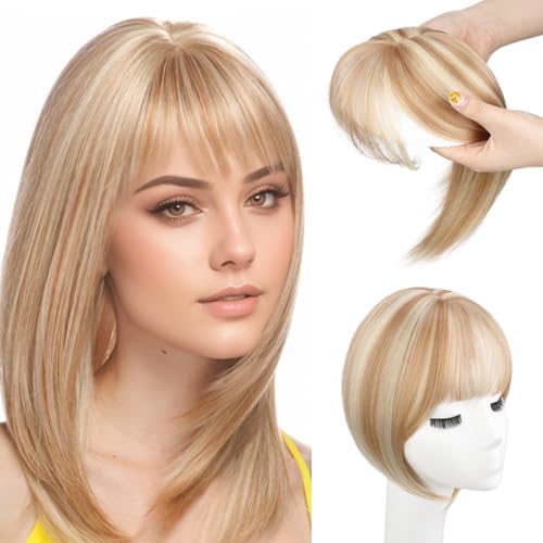 Natural Realistic Toppers with Bangs