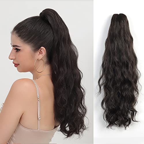 Claw Clip Ponytail Extension Long Curly Hair Pieces for Women