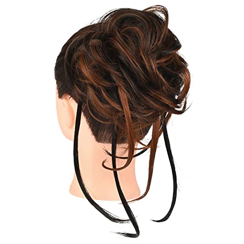 Lange zerzauste Hochsteckfrisur Haarknoten