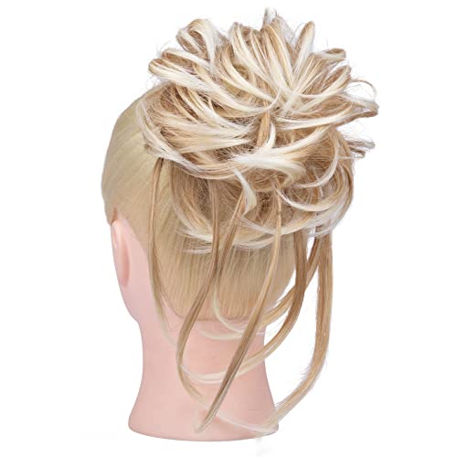 Lange zerzauste Hochsteckfrisur Haarknoten