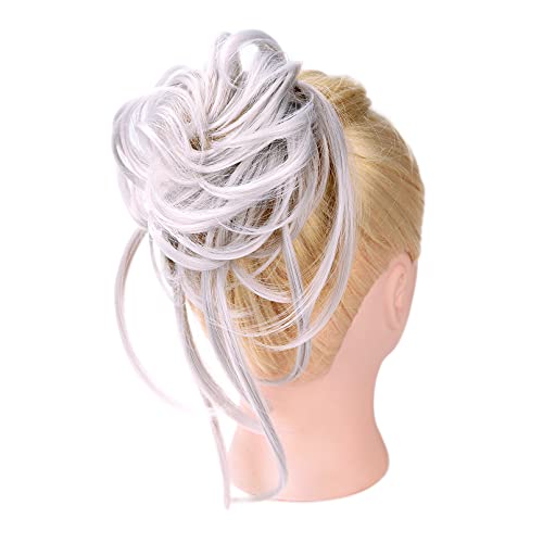 Lange zerzauste Hochsteckfrisur Haarknoten