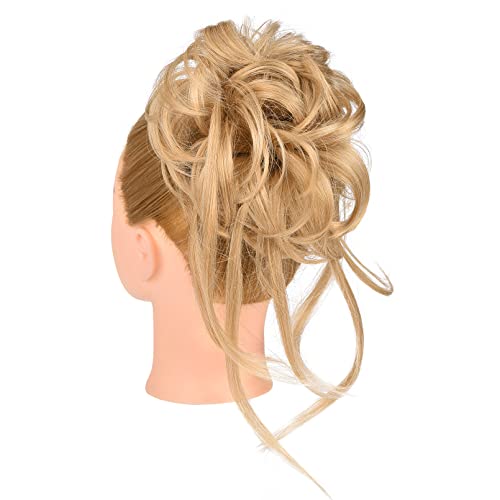 Long Tousled Updo Hair Bun