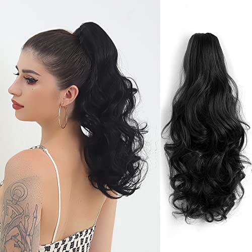 Claw Clip Ponytail Extension Long Curly Hair Pieces for Women