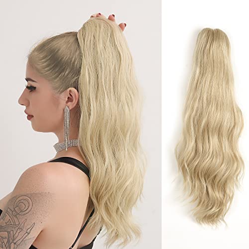 Claw Clip Ponytail Extension Long Curly Hair Pieces for Women
