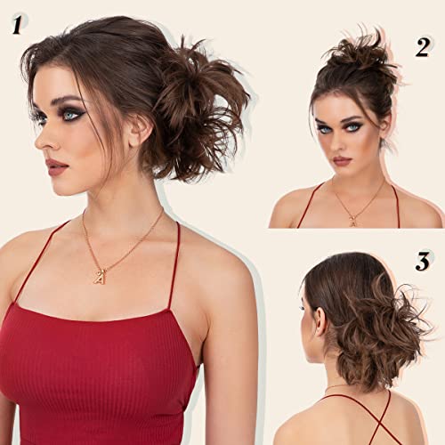 Clip de peigne latéral Messy Bun dans les postiches Easy Hair Bun