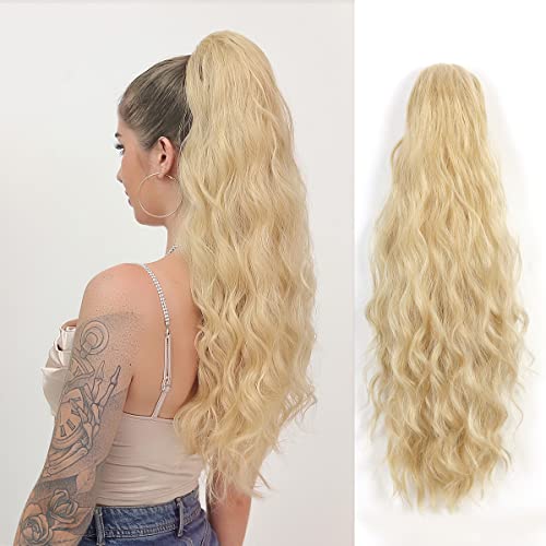 Claw Clip Ponytail Extension Long Curly Hair Pieces for Women