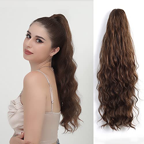 Claw Clip Ponytail Extension Long Curly Hair Pieces for Women