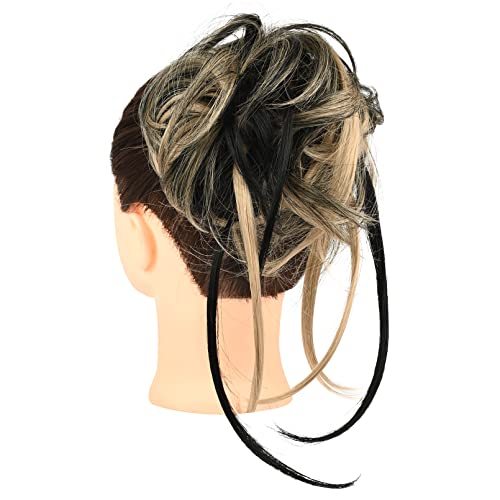 Lange zerzauste Hochsteckfrisur Haarknoten