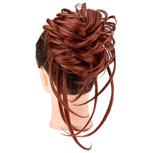 Lange zerzauste Hochsteckfrisur Haarknoten