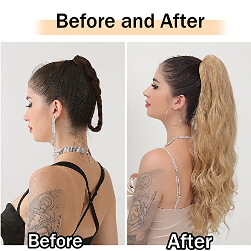 Claw Clip Ponytail Extension Long Curly Hair Pieces for Women