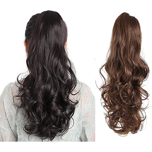 Claw Clip Ponytail Extension Long Curly Hair Pieces for Women