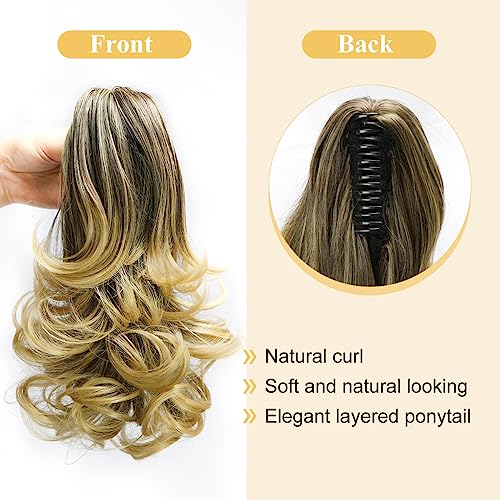 Short Curly Ponytail Natural Wavy Ponytail Extension