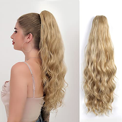 Claw Clip Ponytail Extension Long Curly Hair Pieces for Women
