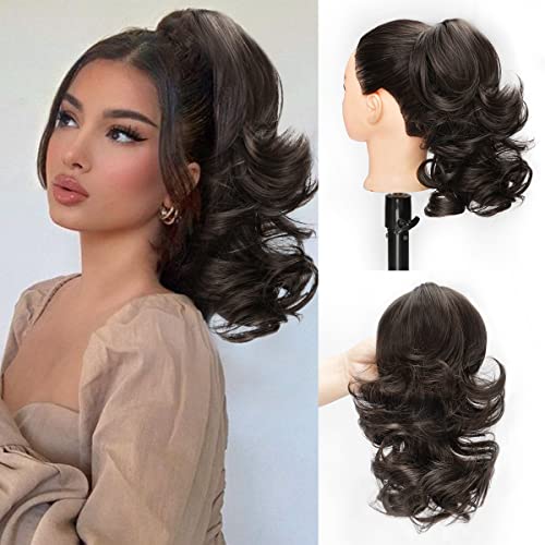 Short Curly Ponytail Natural Wavy Ponytail Extension