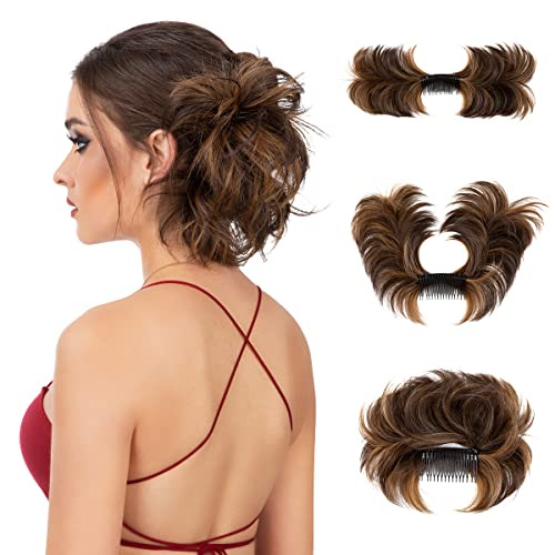Clip de peigne latéral Messy Bun dans les postiches Easy Hair Bun