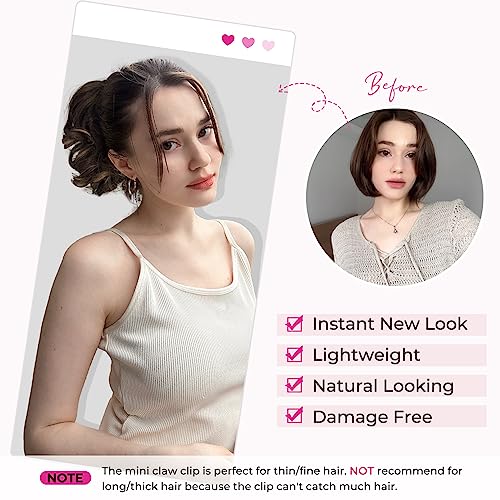 Ponytail Extension Short Curly Claw Clip Ponytails