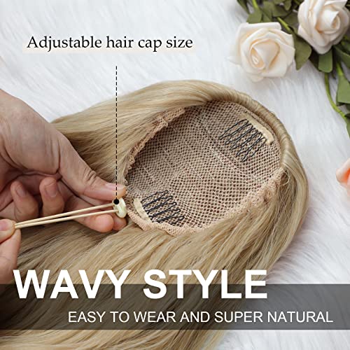 Ponytail Extension, 26 Inch Long Wavy Drawstring Ponytail for Women Dark Brown Pony Tail Hair Extension Synthetic Hairpiece for Daily Use