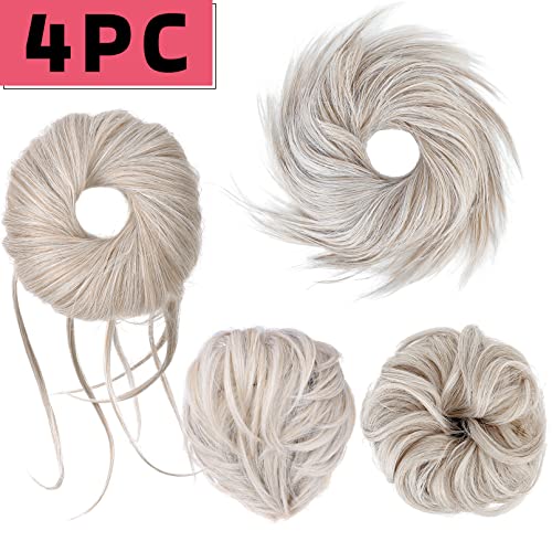 Messy Bun Hair Pieces, 4 Pieces