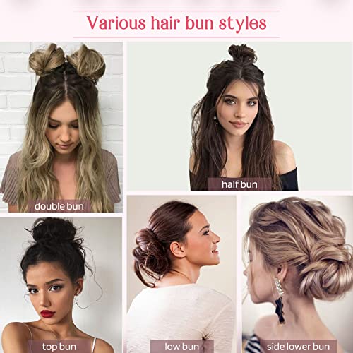 Messy Bun Hair Pieces, 4 Pieces