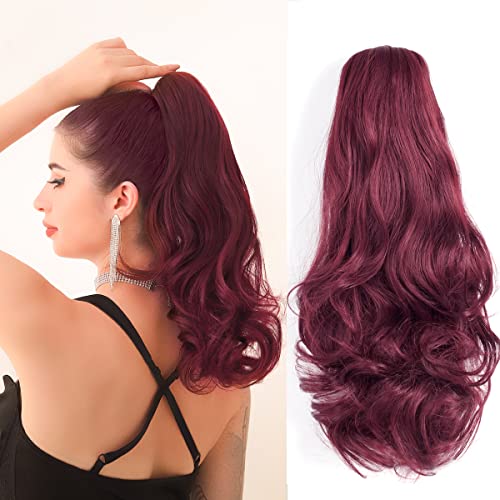 Claw Clip Ponytail Extension Long Curly Hair Pieces for Women