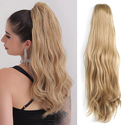 Claw Clip Ponytail Extension Long Curly Hair Pieces for Women