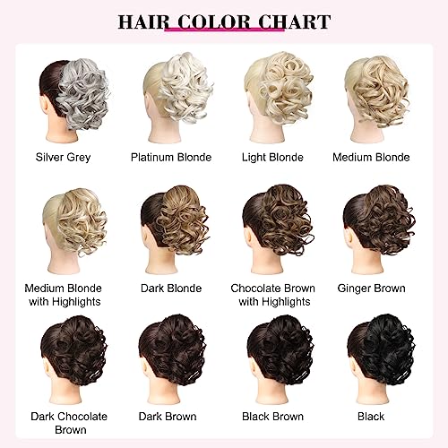 Ponytail Extension Short Curly Claw Clip Ponytails