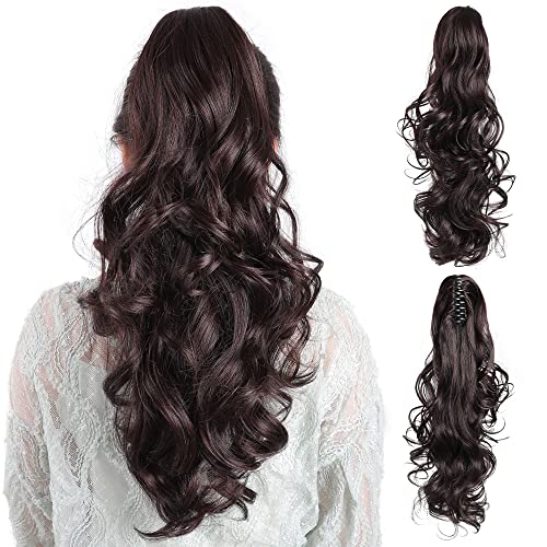 Claw Clip Ponytail Extension Long Curly Hair Pieces for Women
