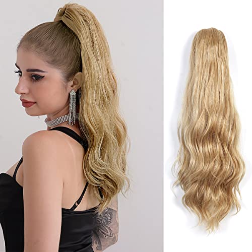 Claw Clip Ponytail Extension Long Curly Hair Pieces for Women
