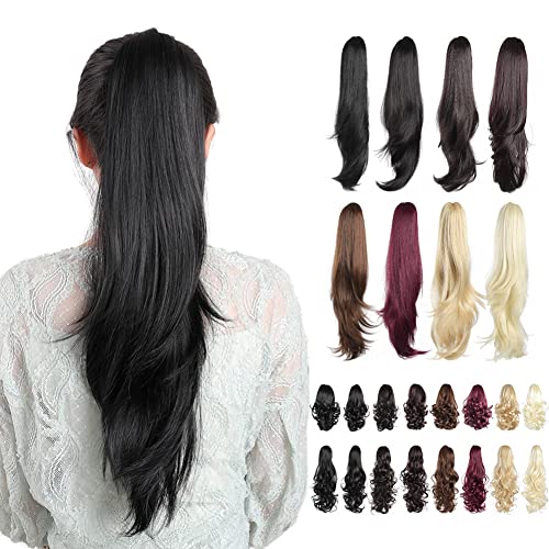 Claw Clip Ponytail Extension Long Curly Hair Pieces for Women