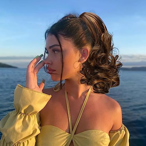 Short Curly Ponytail Natural Wavy Ponytail Extension