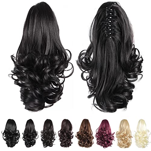 Claw Clip Ponytail Extension Long Curly Hair Pieces for Women