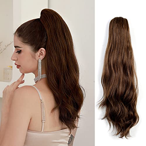 Claw Clip Ponytail Extension Long Curly Hair Pieces for Women