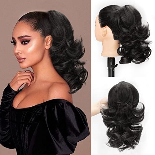 Short Curly Ponytail Natural Wavy Ponytail Extension