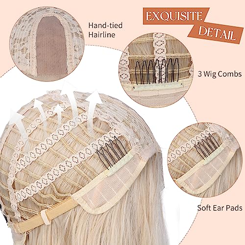 Barbie Blonde Long Curly Wig 28 Inch