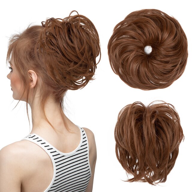 Straight Bun Bun Hairpieces