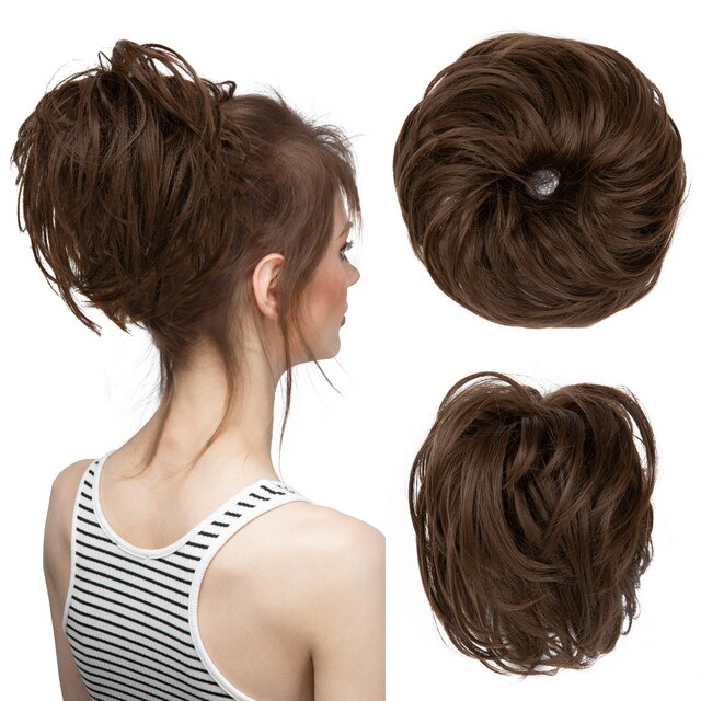 Straight Bun Bun Hairpieces