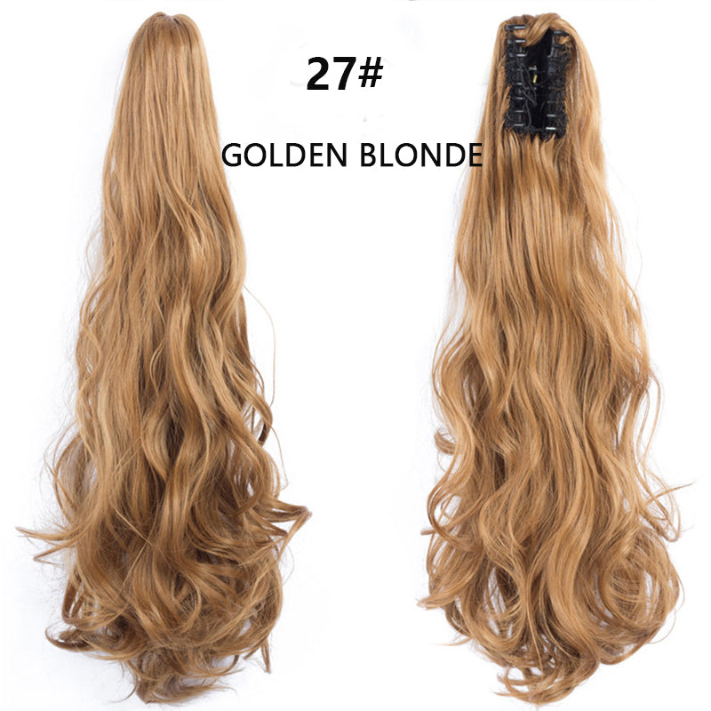 Claw Clip Curly Ponytail