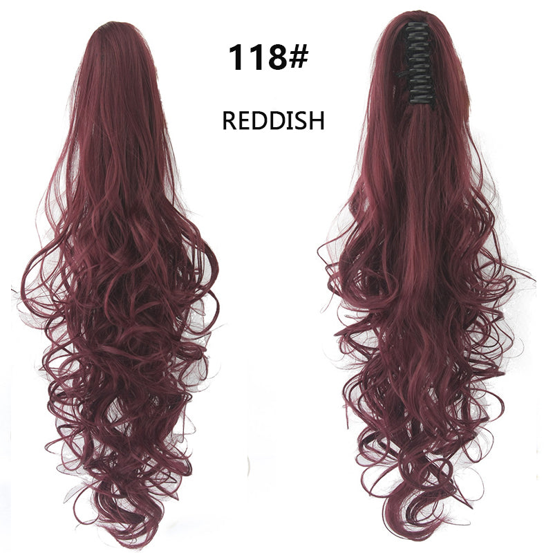 Claw Clip Curly Ponytail