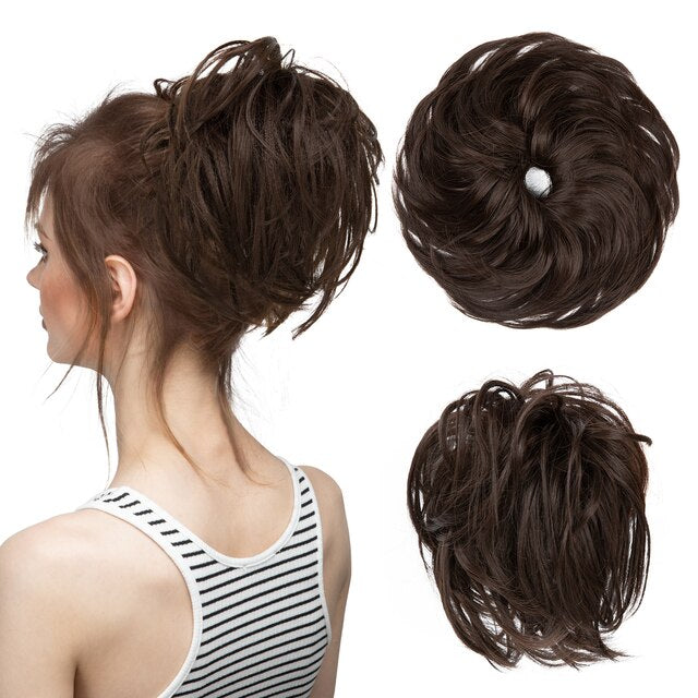Straight Bun Bun Hairpieces