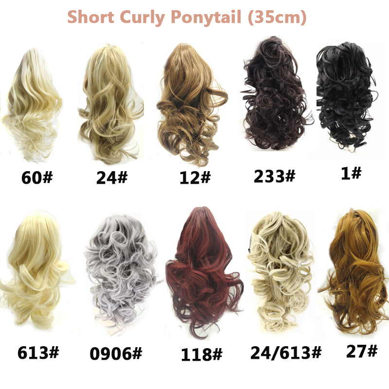 Claw Clip Curly Ponytail