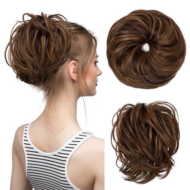 Straight Bun Bun Hairpieces