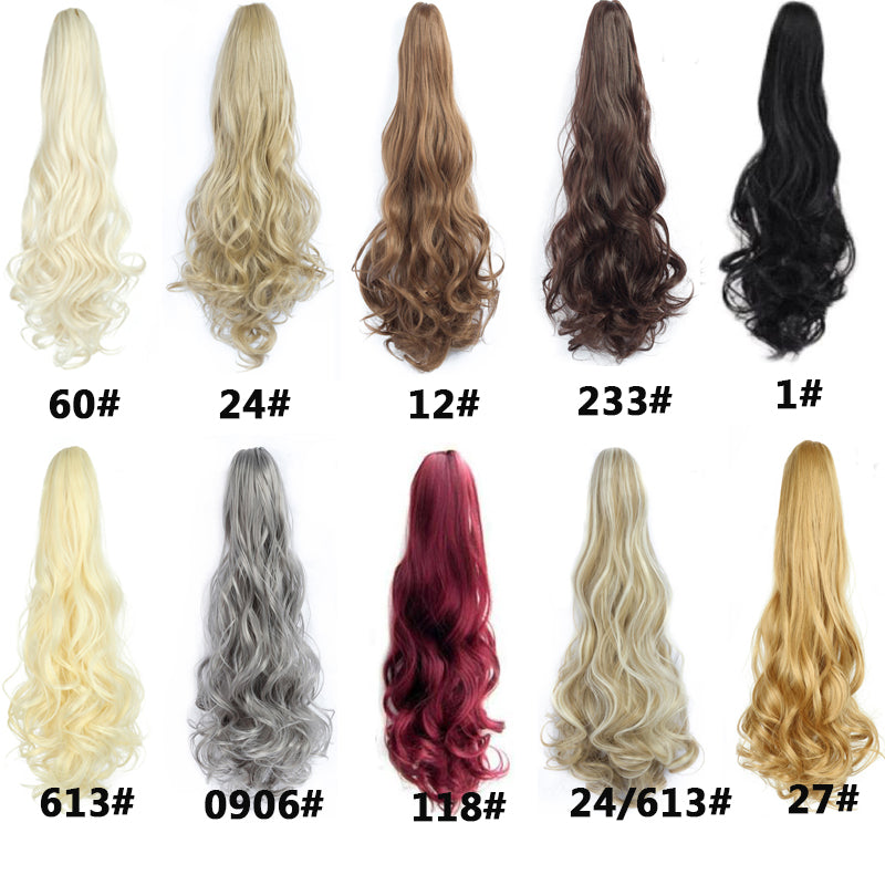 Claw Clip Curly Ponytail