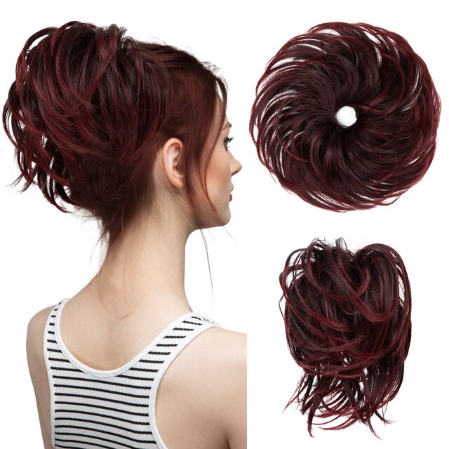 Straight Bun Bun Hairpieces