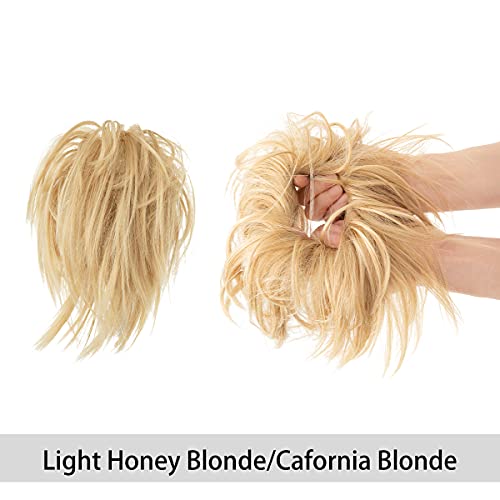 Zerzauste Hochsteckfrisur Messy Bun Haarteil