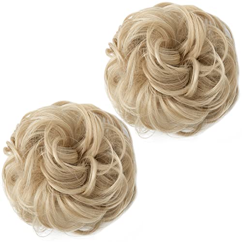 2 STÜCKE Messy Bun Haarteil Pferdeschwanzverlängerung