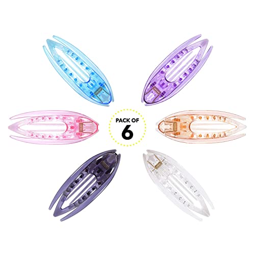 Comfortable Hold Ladies Beauty Accessory Pin Teeth Clamp